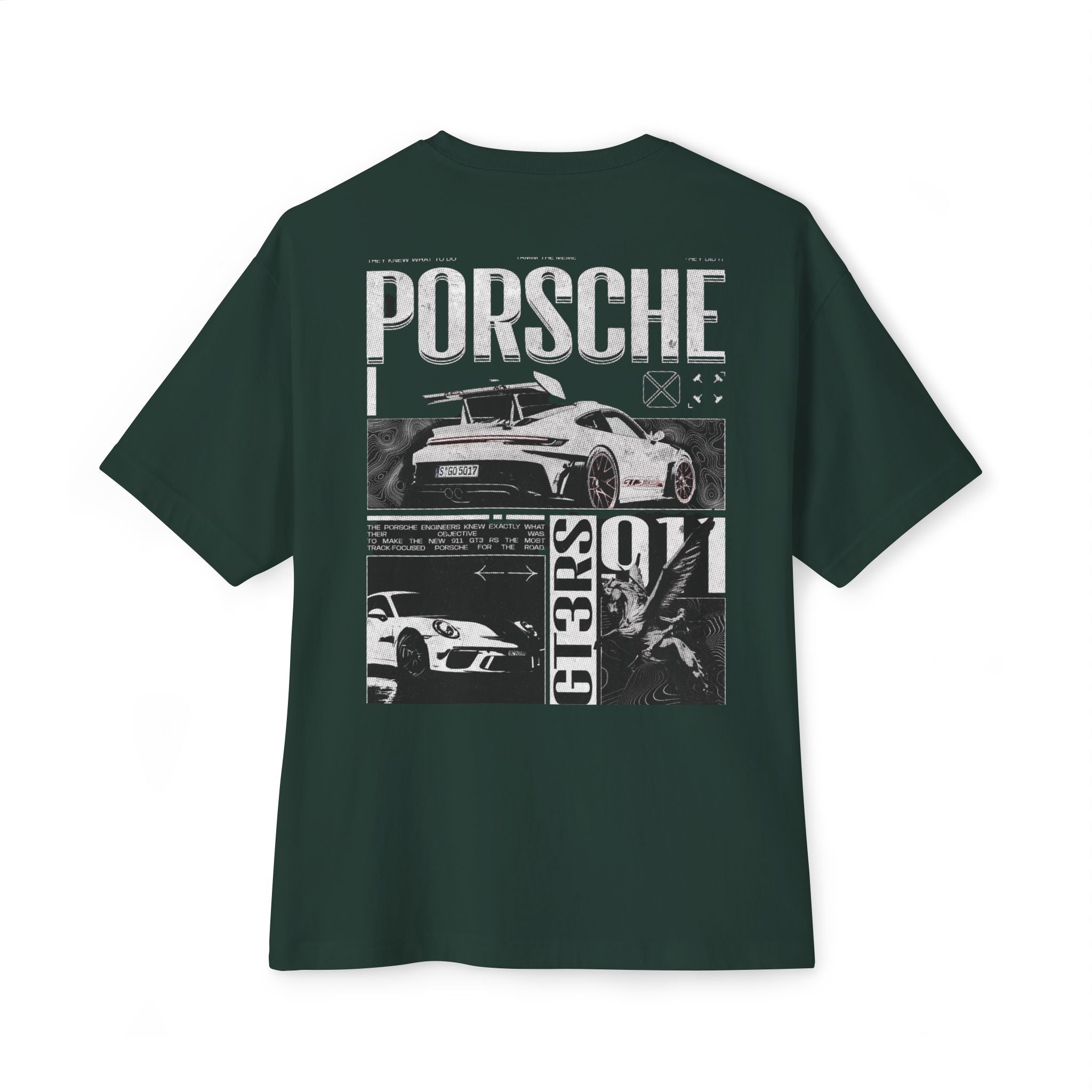 Car Graphic Unisex Oversized Boxy Tee