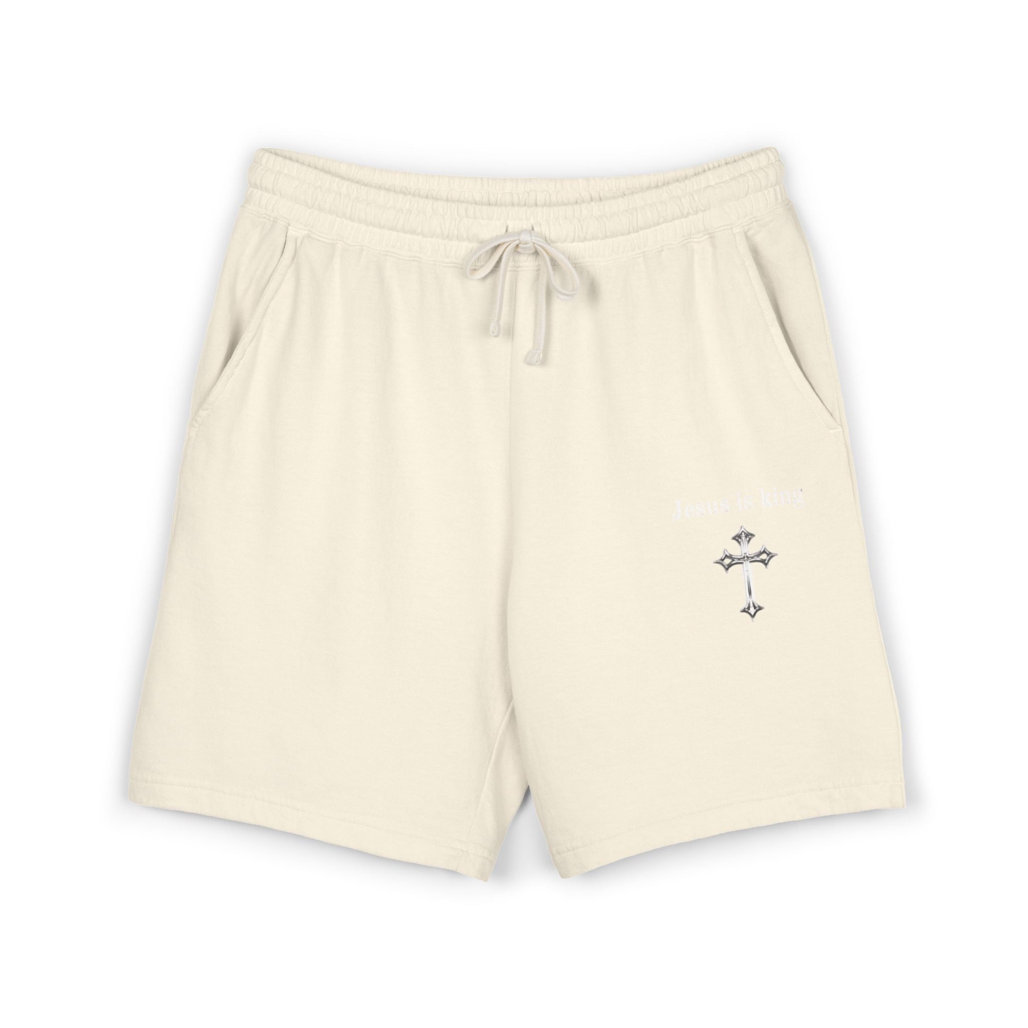 Unisex Garment-Dyed Lightweight Fleece Sweat Shorts