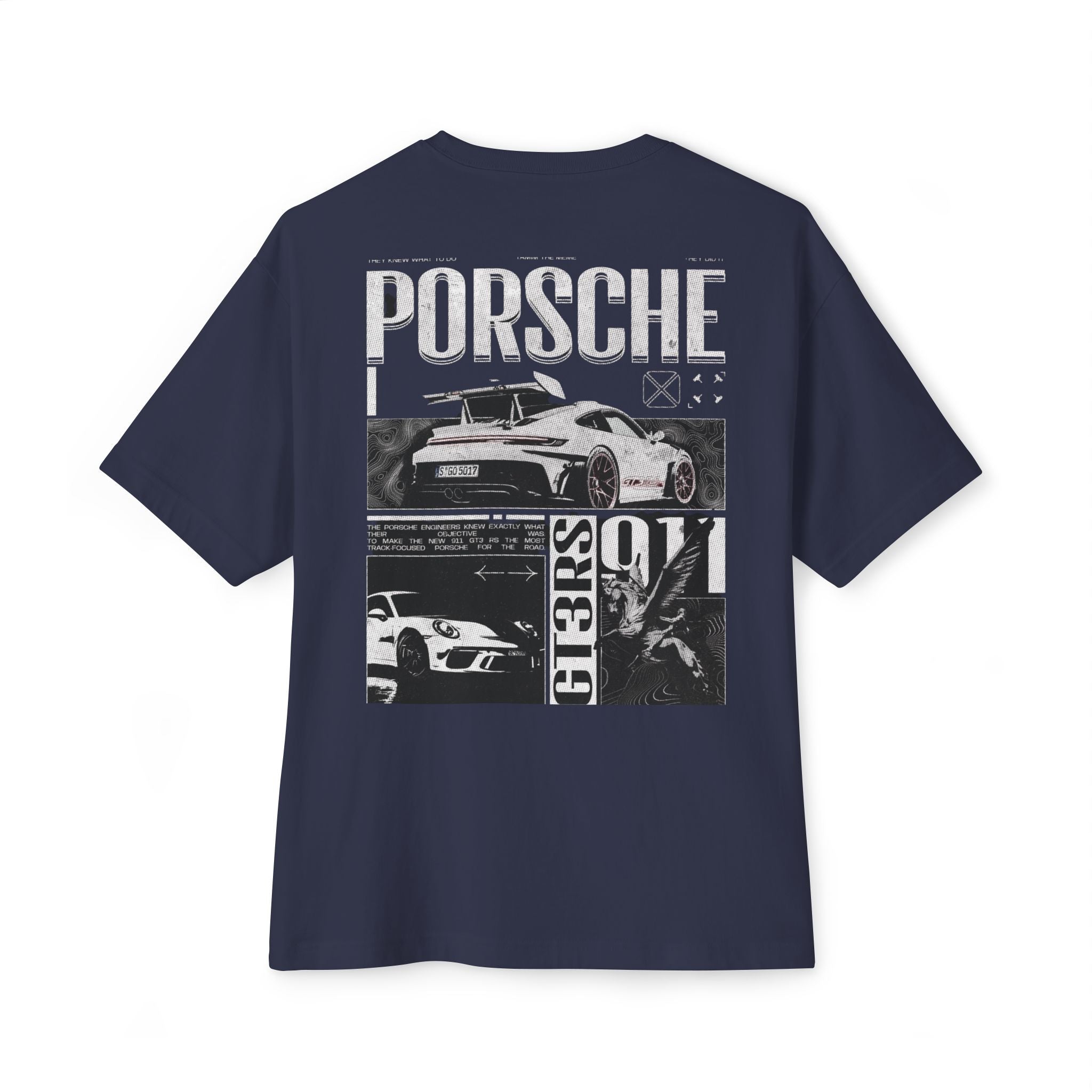 Car Graphic Unisex Oversized Boxy Tee