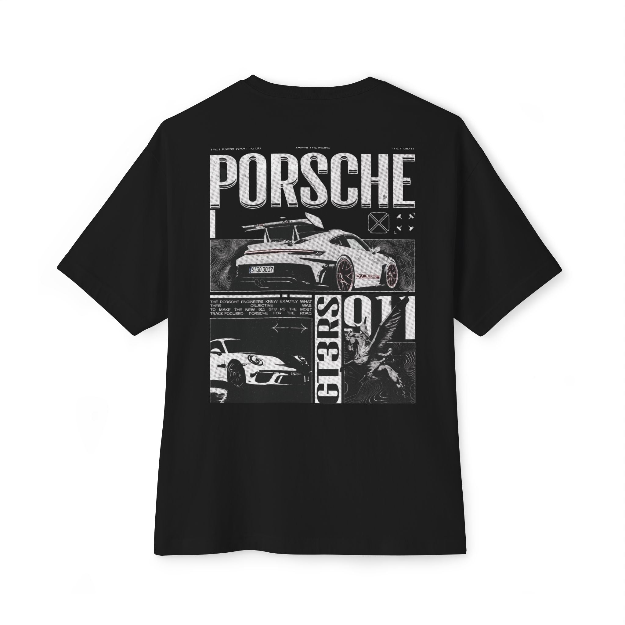 Car Graphic Unisex Oversized Boxy Tee