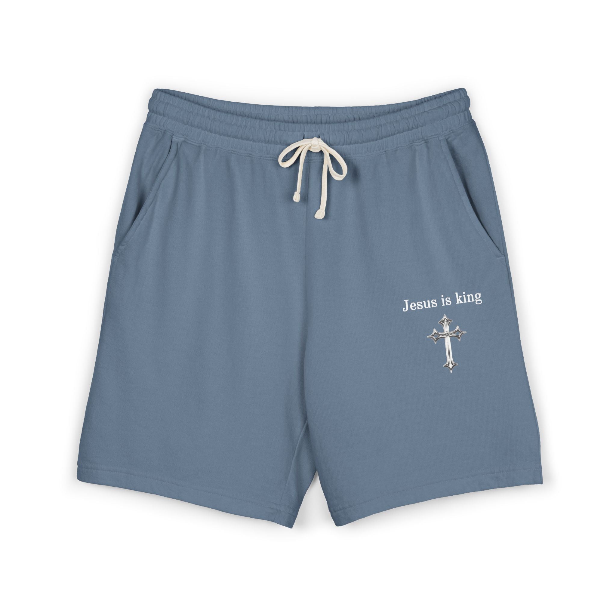 Unisex Garment-Dyed Lightweight Fleece Sweat Shorts