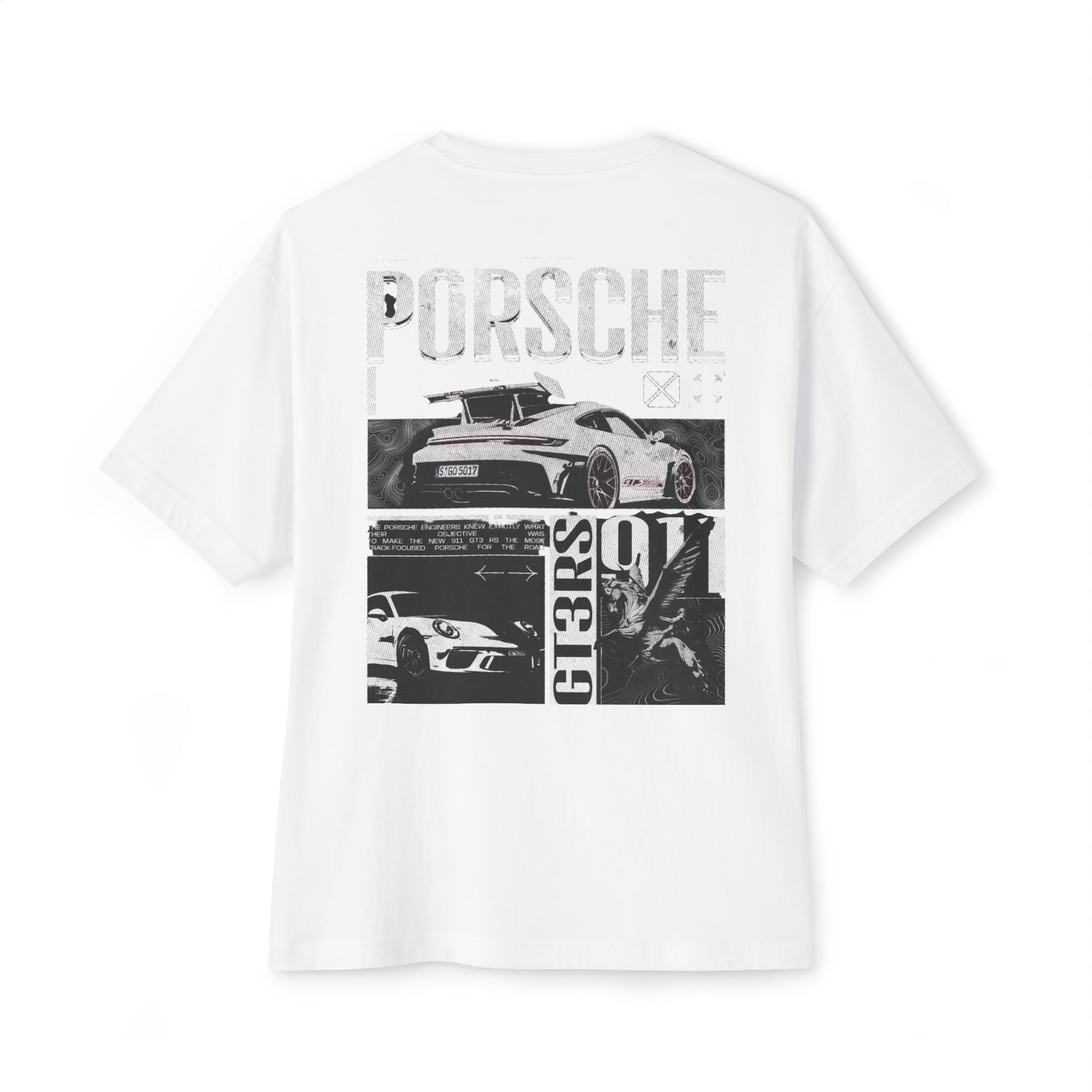 Car Graphic Unisex Oversized Boxy Tee