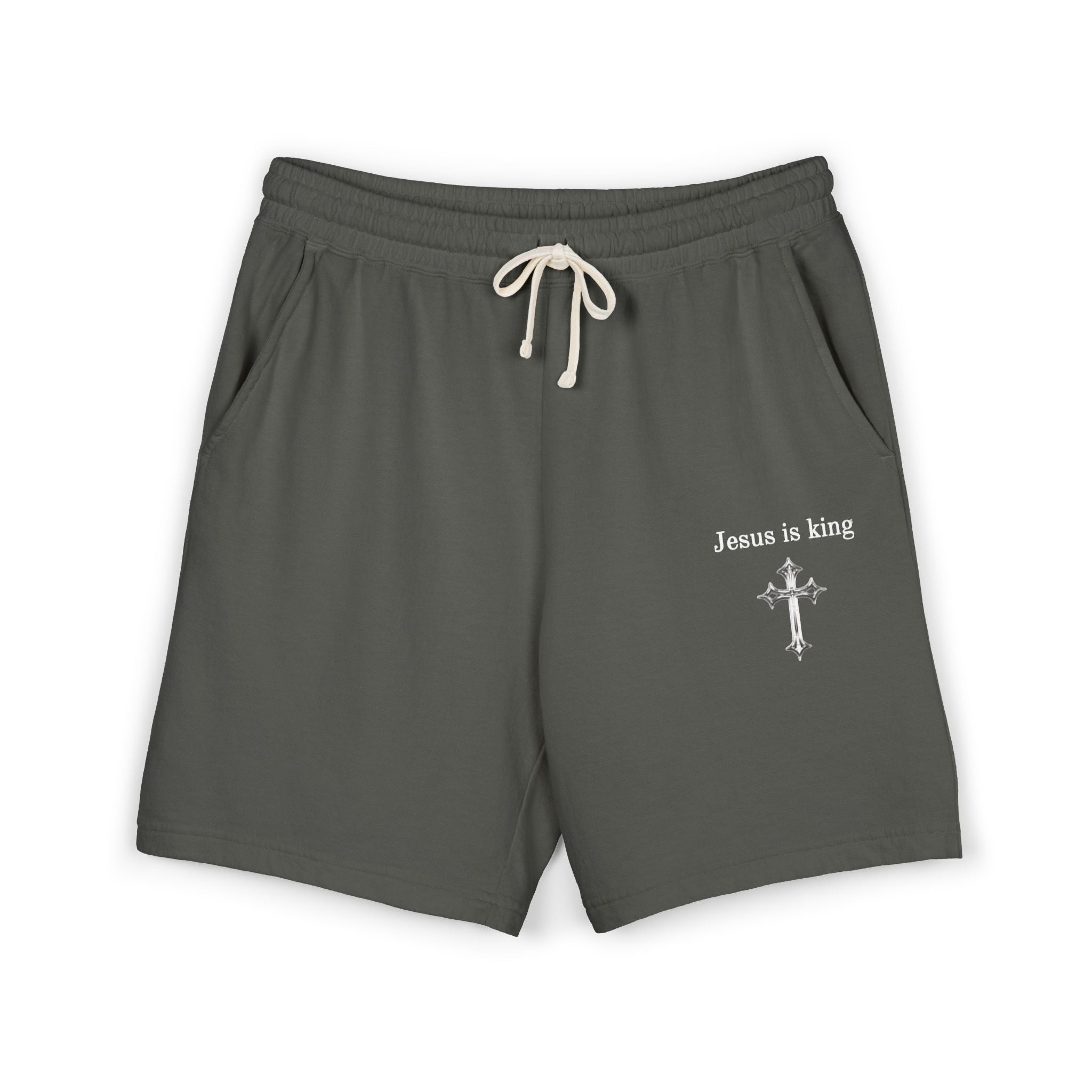 Unisex Garment-Dyed Lightweight Fleece Sweat Shorts